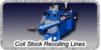Michigan Roll Form MRF Coil Stock Recoiling Lines
